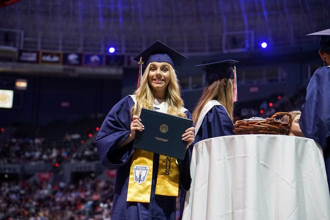 Comeaux High School holds its graduation ceremony Saturday at the Cajundome in Lafayette.