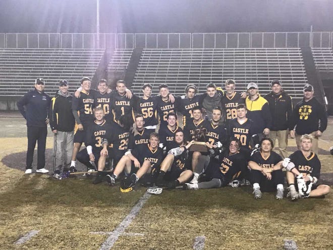 Castle lacrosse defeated Memorial in the Hoosier Southern Lacrosse Conference championship.