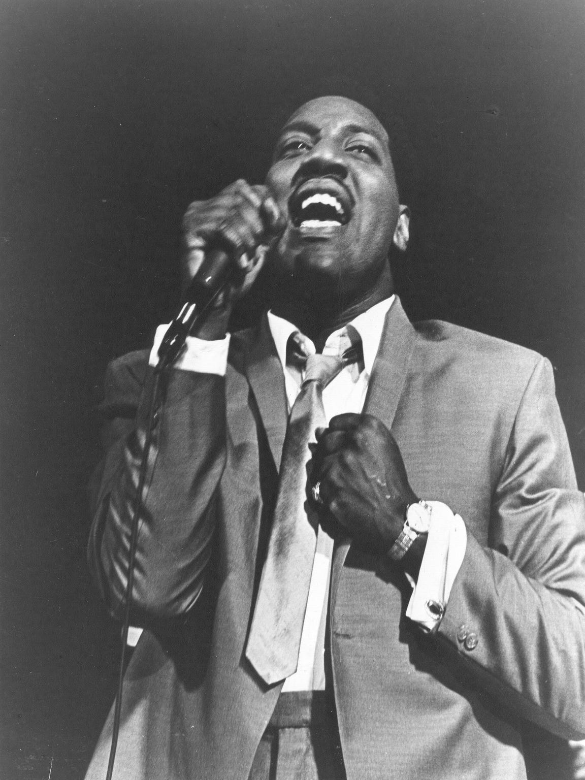 Otis Redding performs in 1967.