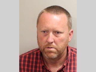 Christopher R. Courson, 44, was arrested Monday on charges of larceny of more than $10,000 from a person over 65, six counts of dealing in stolen property and two counts of defrauding a pawn broker.