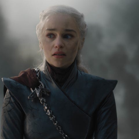 Emilia Clarke as Daenerys Targaryen on "Game of...