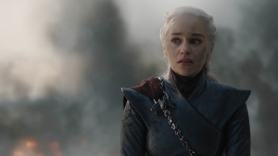 Emilia Clarke as Daenerys Targaryen on "Game of Thrones."