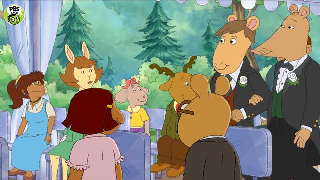 The PBS show "Arthur" hosts a gay wedding in an episode called "Mr. Ratburn and The Special Someone."
