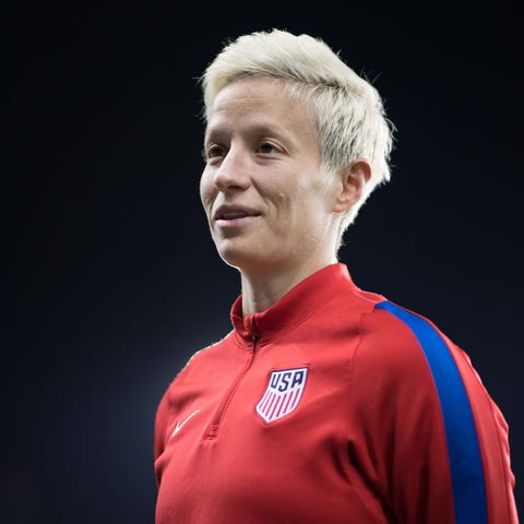 Megan Rapinoe is the first openly gay woman to be...
