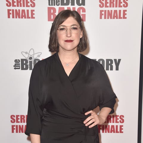 Mayim Bialik attends the Series Finale Party for...