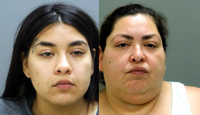 Desiree Figueroa, left, and her mother, Clarisa Figueroa, are charged in the death of 19-year-old expectant mother Marlen Ochoa-Lopez.