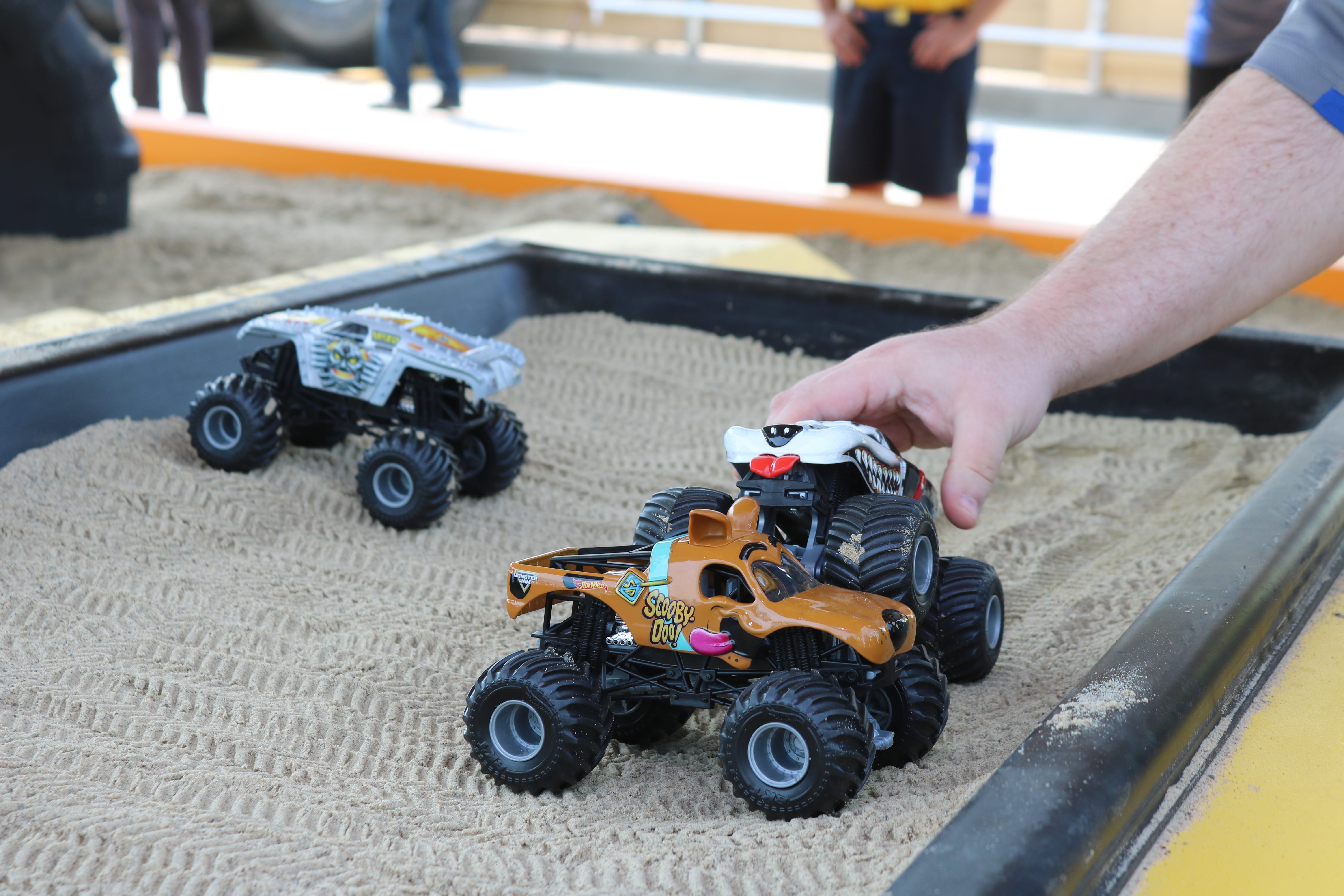 monster truck sandbox