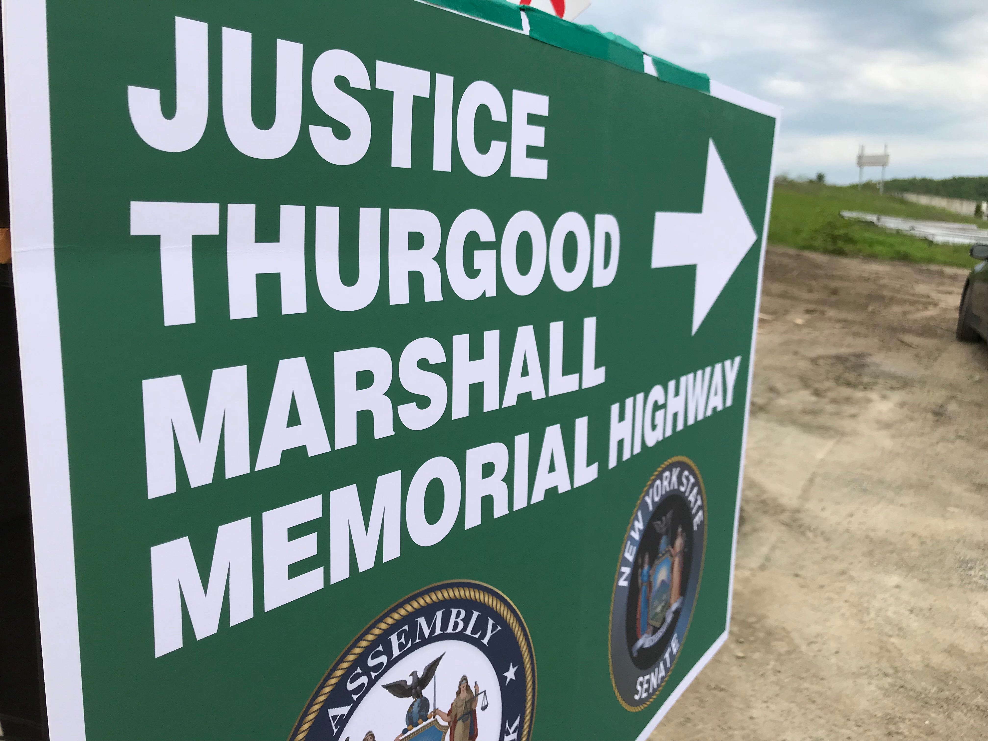 Route 17 in Rockland named for Thurgood Marshall