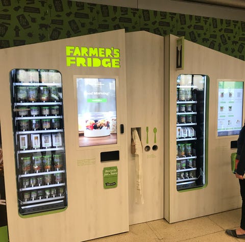 Farmer's Fridge sells salads in a jar and other...