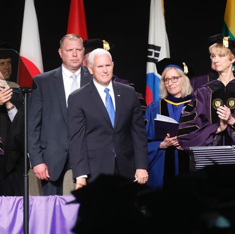 Vice President Mike Pence delivered a...