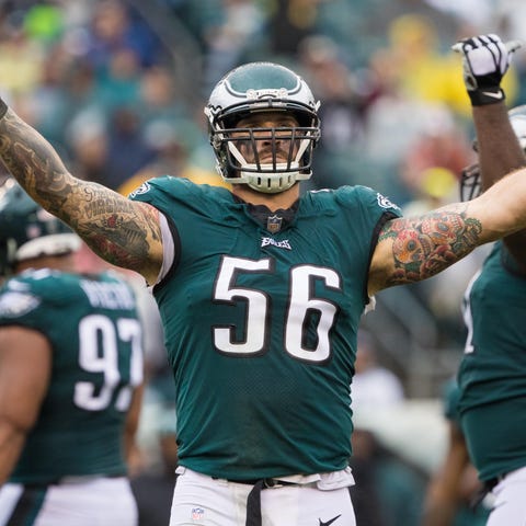 Chris Long played the last two of his 11 NFL...