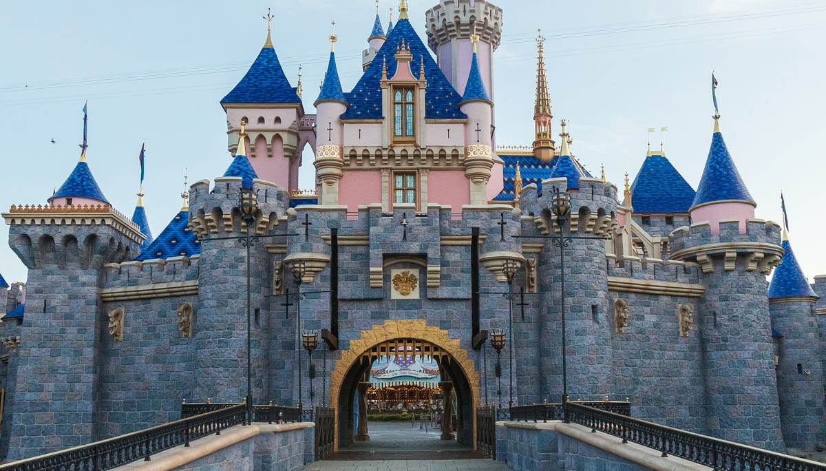 Sleeping Beauty Castle at Disneyland welcomes guests after a complex refurbishment that brought bolder colors and a sprinkling of pixie dust.