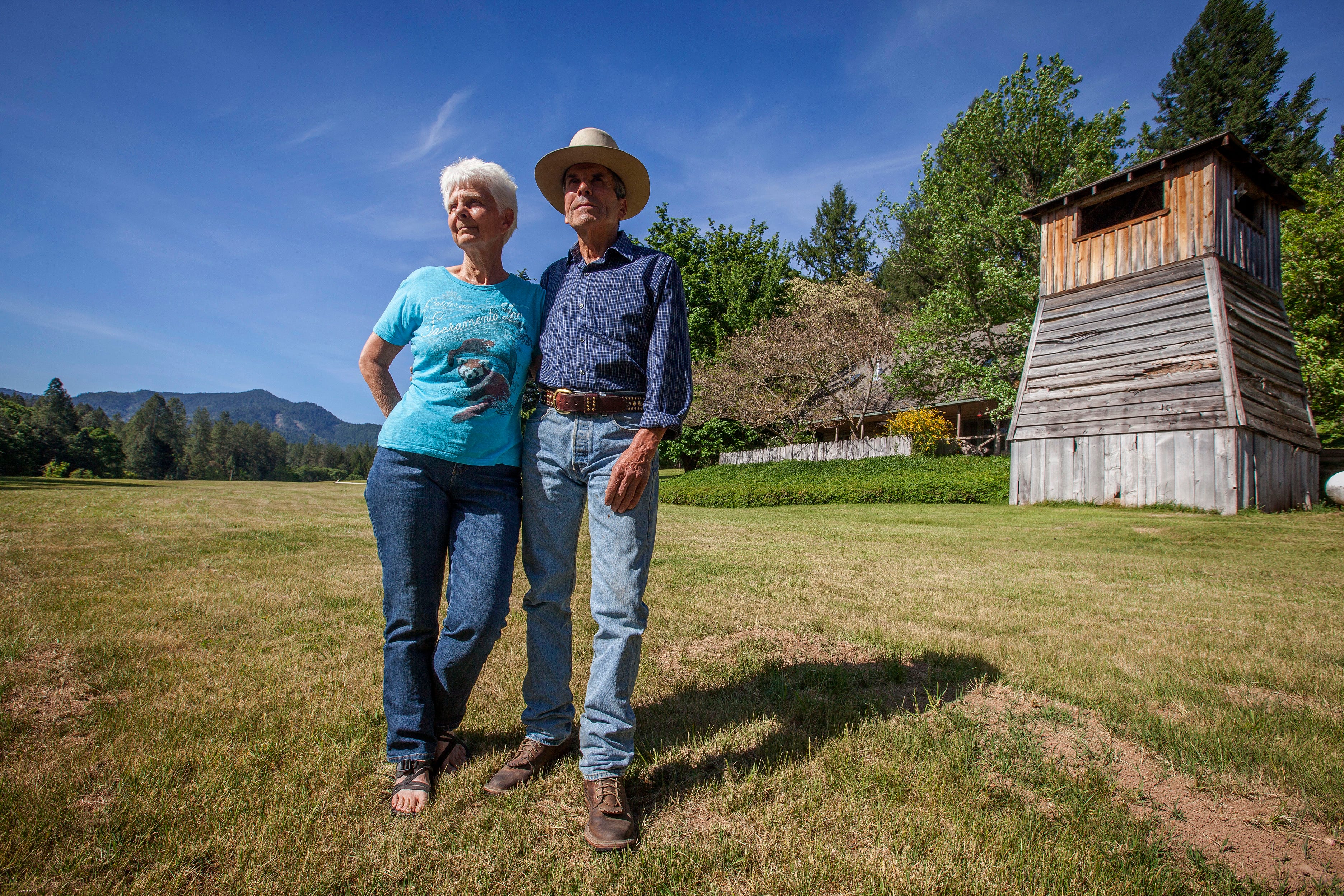 A large area of defensible space has been created in the areas surrounding the Doubletree Ranch near Merlin. During the 2018 wildfire season, fires threatened, but never came on to the property. Since then, owners Rick and Carol Ponte continue to remove potential fuels as they prepare for the upcoming wildfire season. Nearby Merlin tops a list of areas most at risk of a devastating wildlife like those in Redding and Paradise, California in 2018.