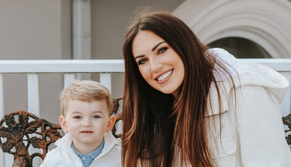 Jenna King-Shepherd with her son Barron.