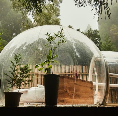 Bubble accommodation on La Reunion Island