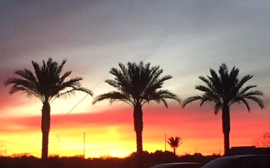 Sunrise in Chandler while going to work.