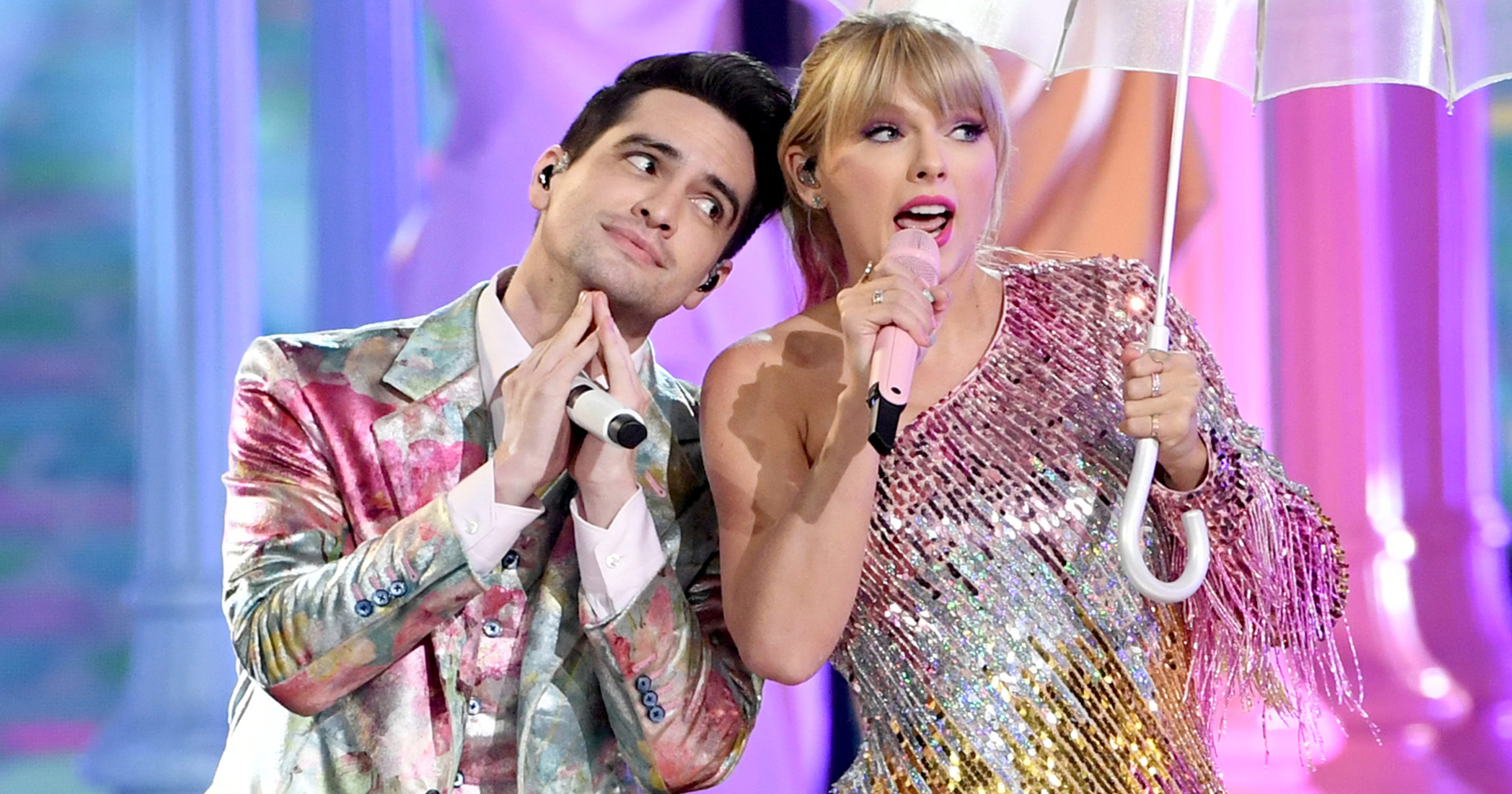 Taylor Swift Brendon Urie Shares Support Amid Scooter Braun Feud