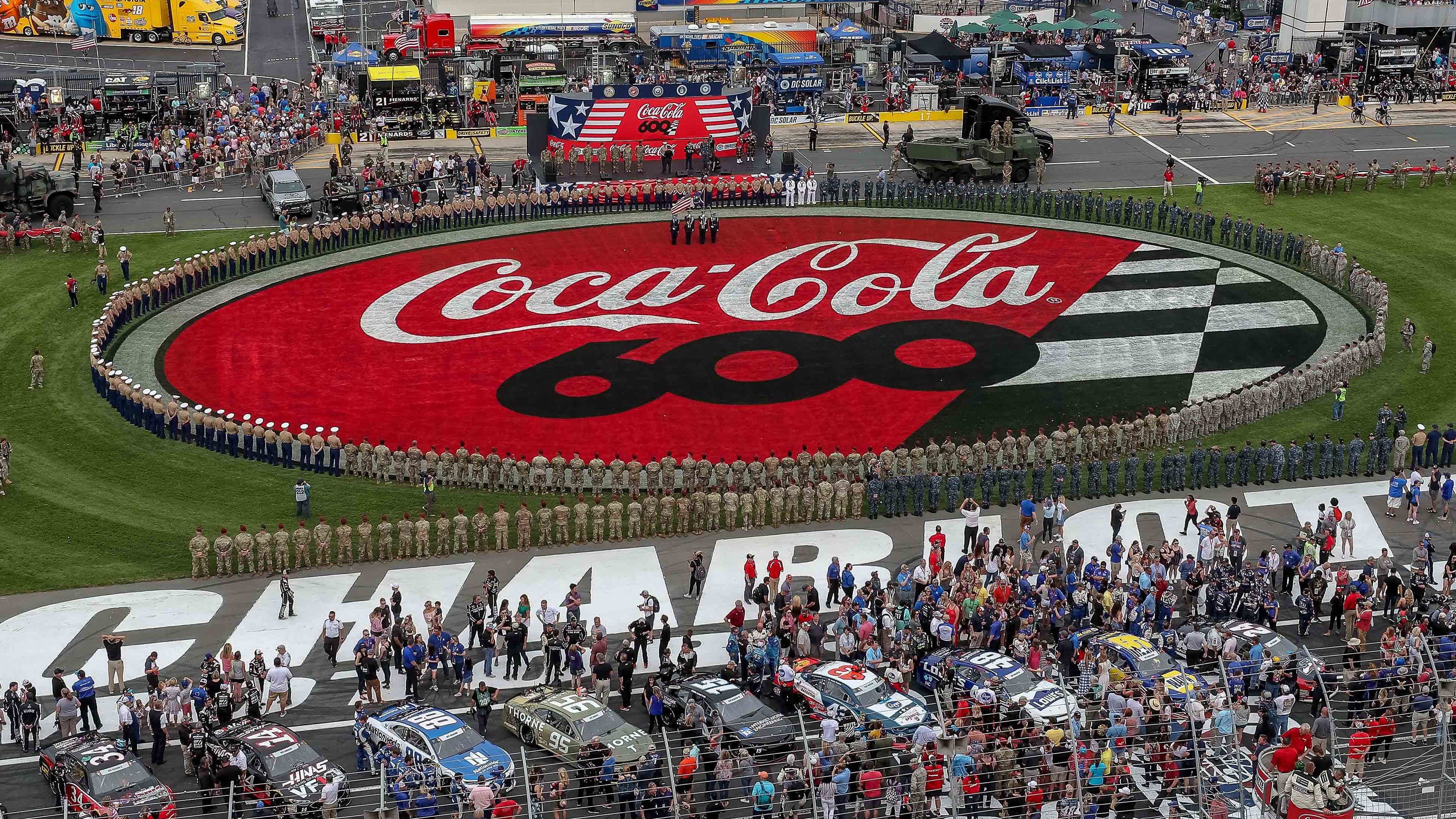 NASCAR CocaCola 600 schedule, Starting lineup, TV channel, start time