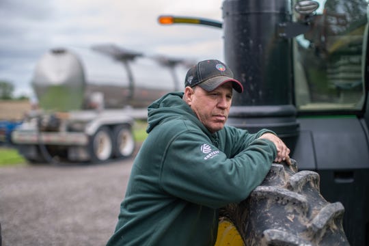 Steve Findlay, 53, owner of Steve Findlay Farms, LLC poses at his farm in Reese on Monday, May 20, 2019. Findlay, a third-generation farmer, grows black beans that are sold to Mexico amongst his other crops which consist of sugar beets, navy beans, soybeans, wheat and corn.