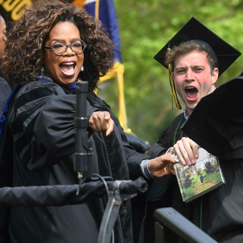 Commencement speaker Oprah Winfrey at Colorado...
