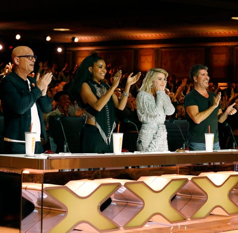 "America's Got Talent" judges Howie Mandel, left,...