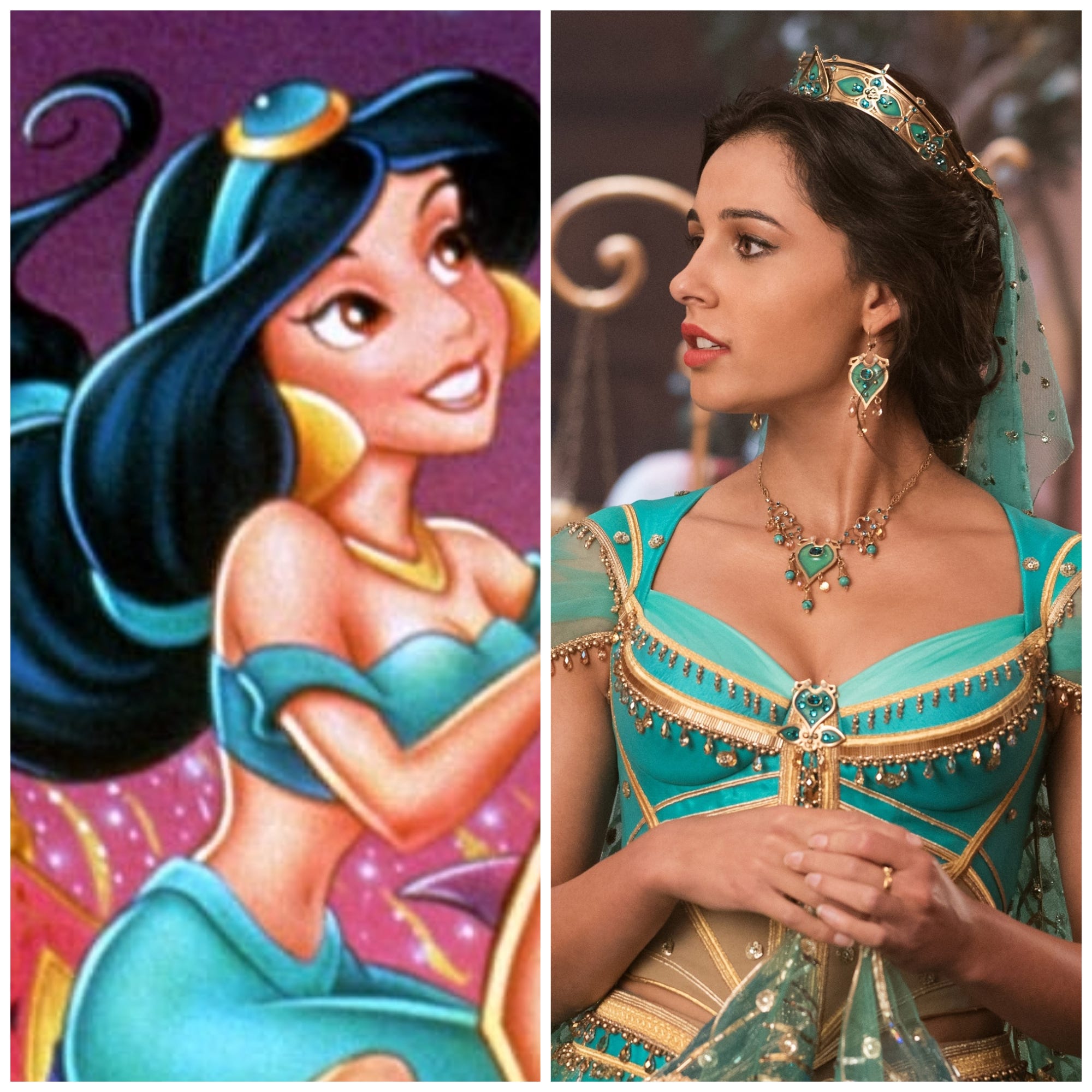 Red Aladdin Jasmine Disney - Aladdin S New Outfits Why Jasmine Doesn T Bare Her Midriff This Time