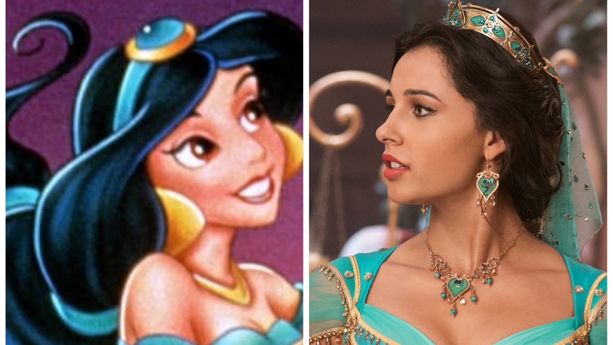 Aladdin S New Outfits Why Jasmine Doesn T Bare Her Midriff This Time