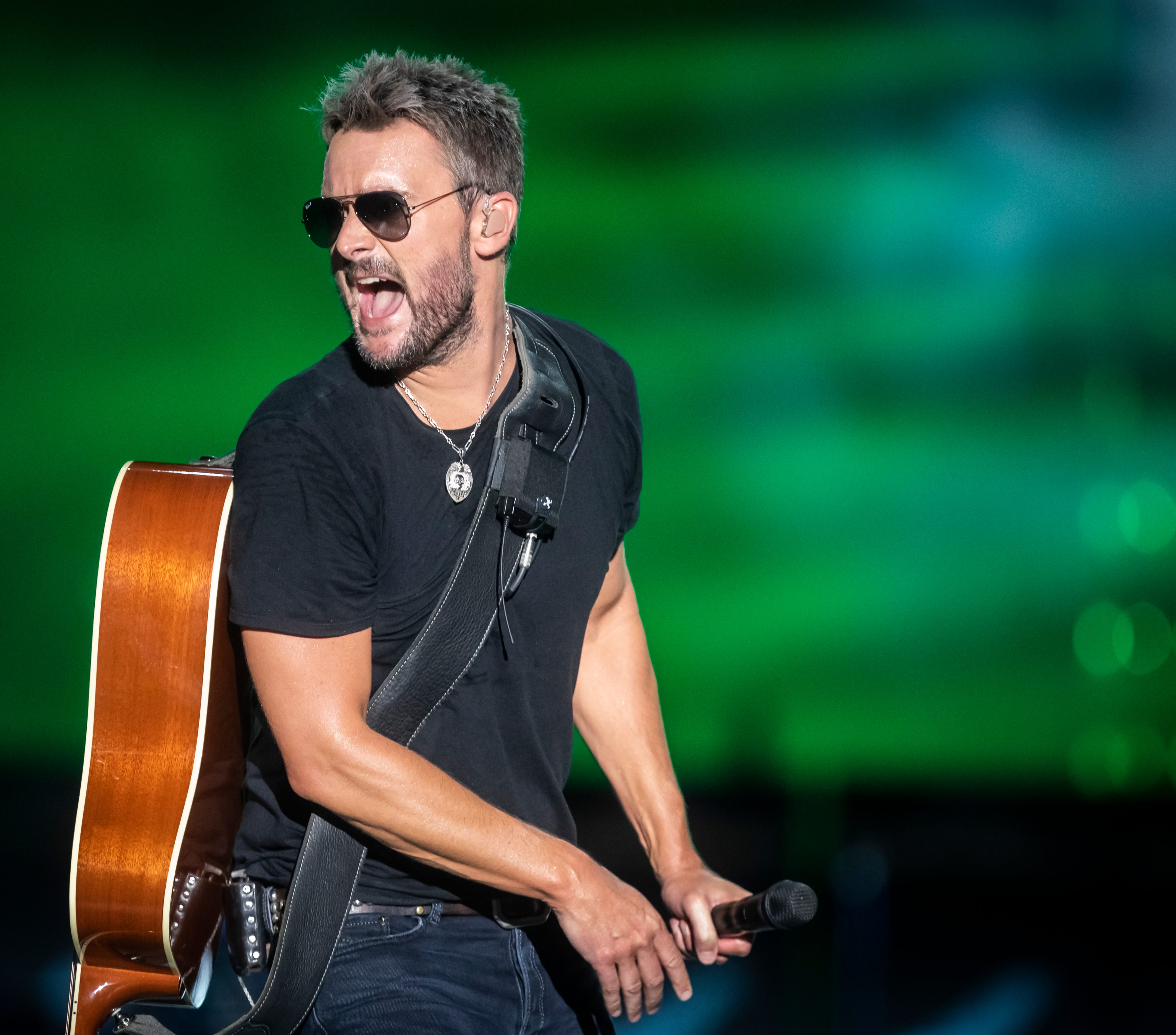 Eric Church in Nashville "Some Of It" music video debuts at concert