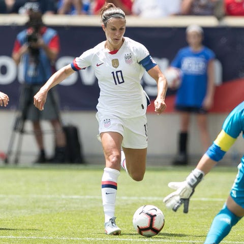 Carli Lloyd (10) is part of a strong U.S. reserve...