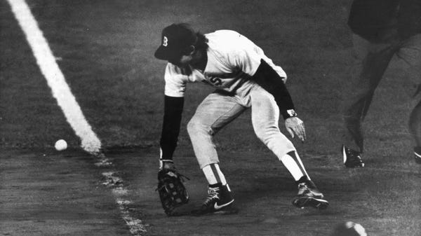 In Game 6 of the 1986 World Series, Red Sox first...