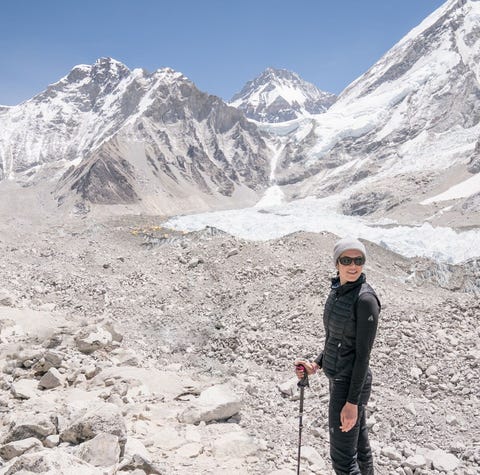Mandy Moore at Mt. Everest Base Camp