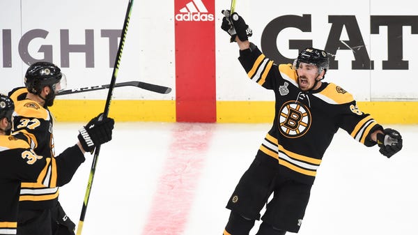Game 1: Boston Bruins left wing Brad Marchand...