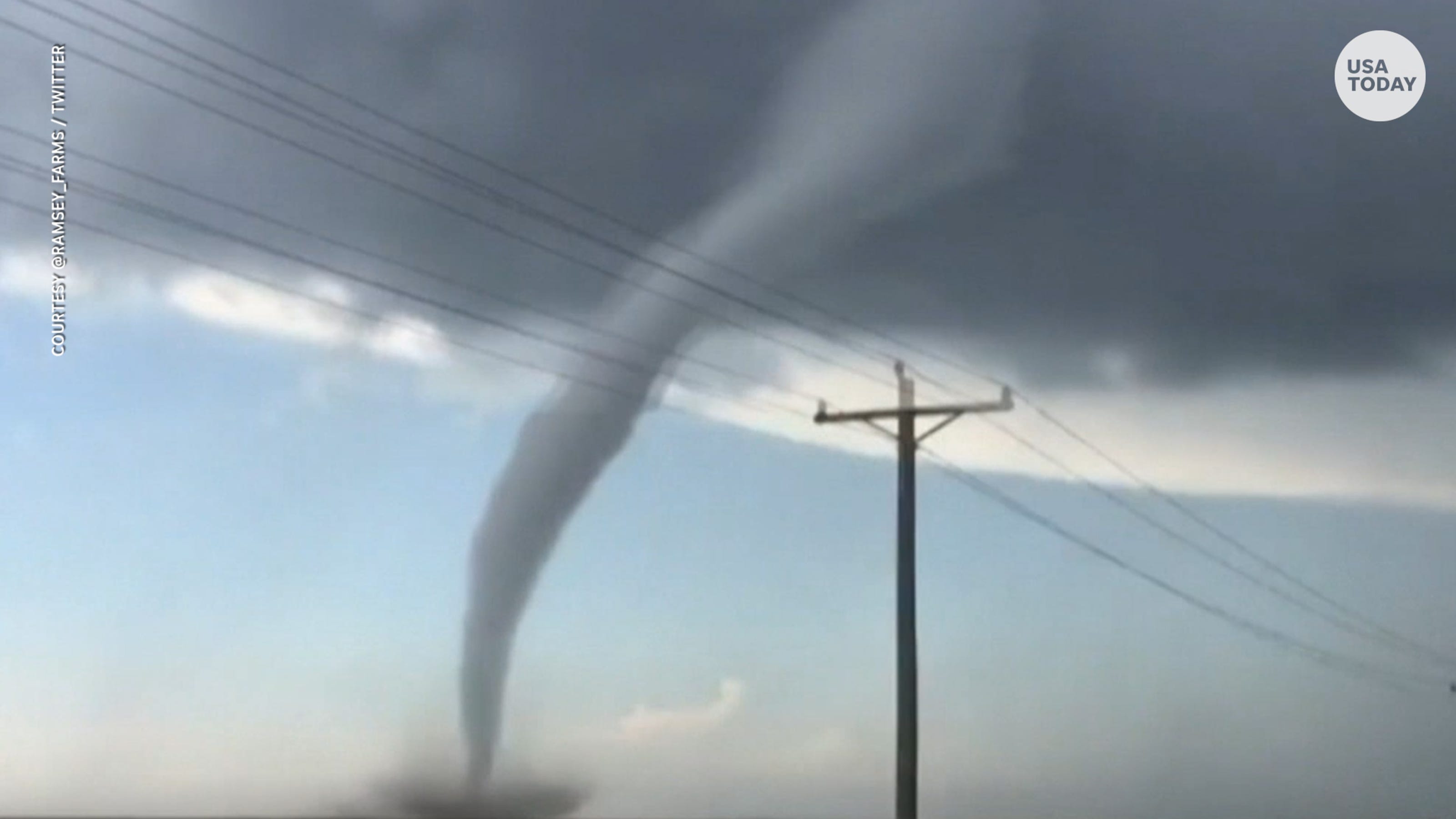 The 'EF scale' measures the intensity of tornadoes