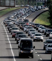 Nj Traffic Miles Of Backups On The Garden State Parkway Ahead Of
