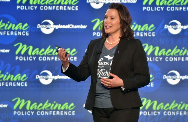 “I think we’ve got a duty to get it out quicker than that and I think that the attorney general feels the same way and that’s my goal,” Gov. Gretchen Whitmer said about Enbridge's five-year timeline for a tunnel.