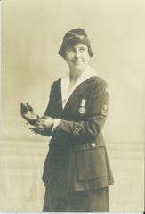 Grace Banker in her U.S. Signal Corps uniform.