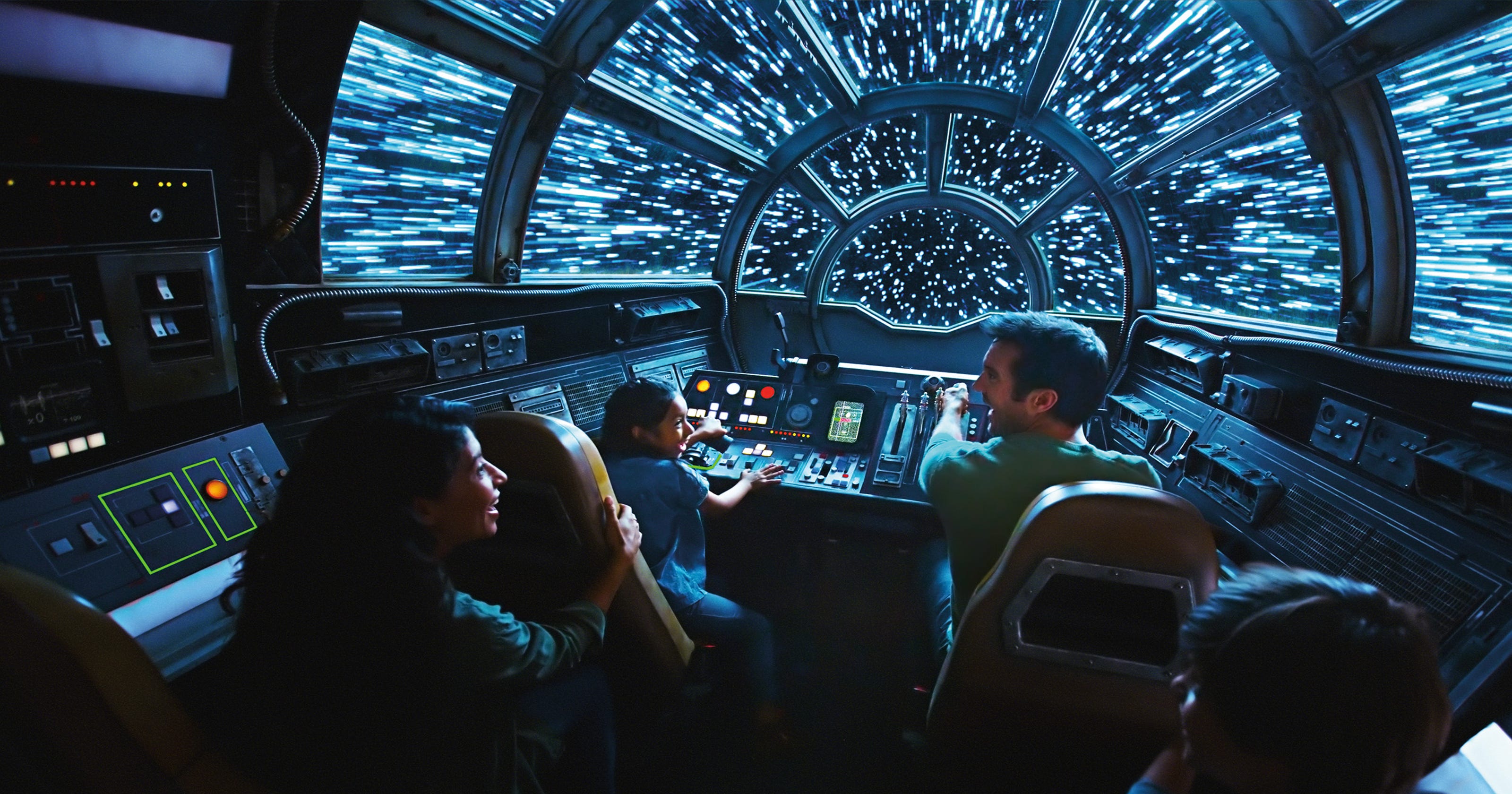 Millennium Falcon ride at Disneyland's Star Wars land What to expect