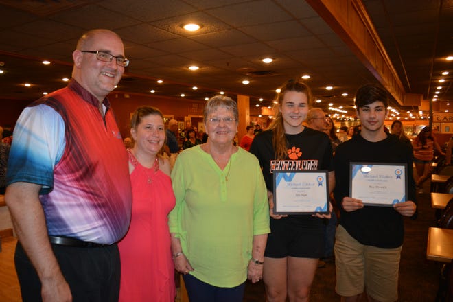 Pictured from left are Travis Sparks, Jen Sparks, Judy Elicker, Ally Sipe and Max Minnich.