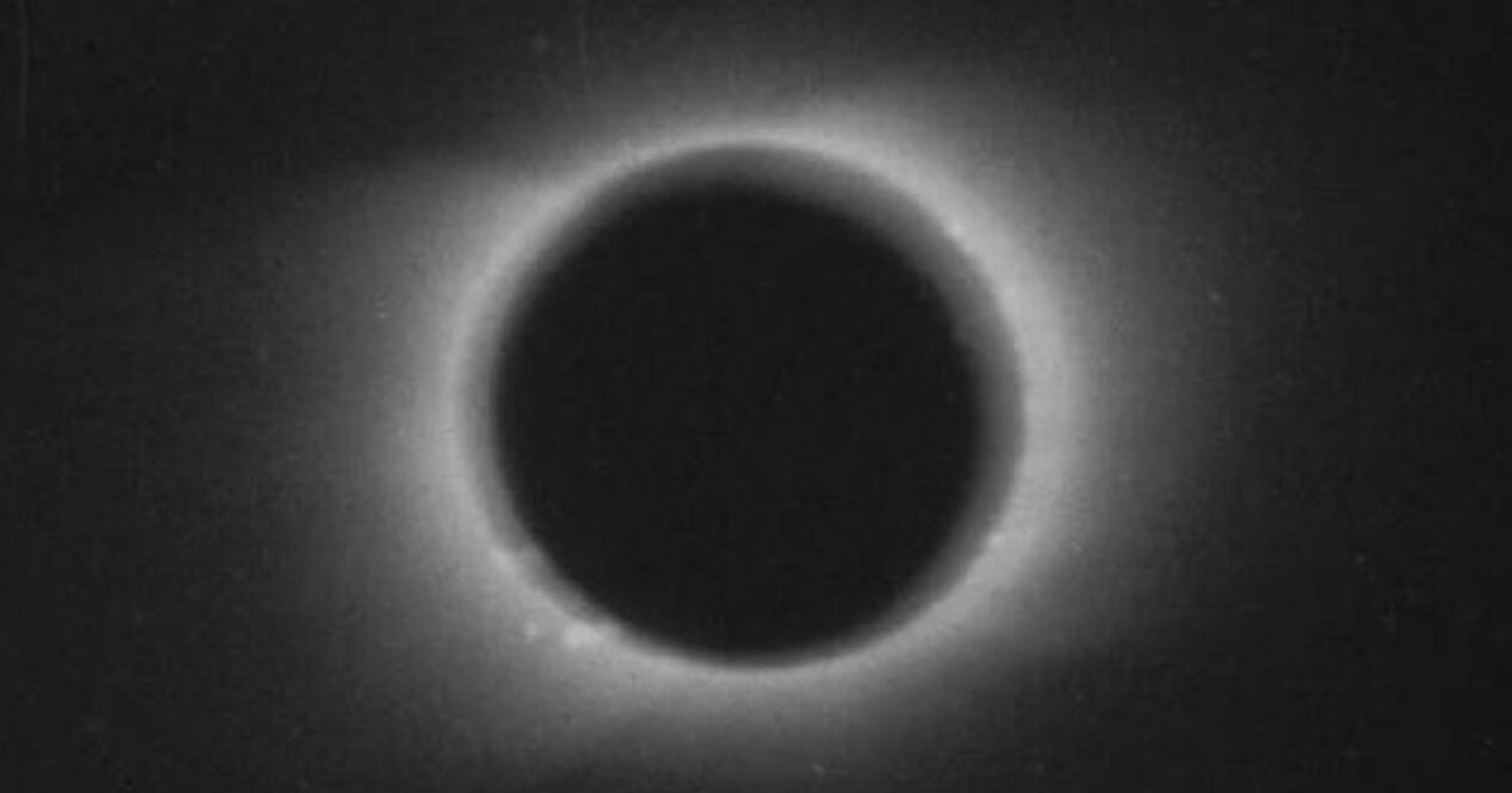 Solar eclipse First filmed eclipse rediscovered