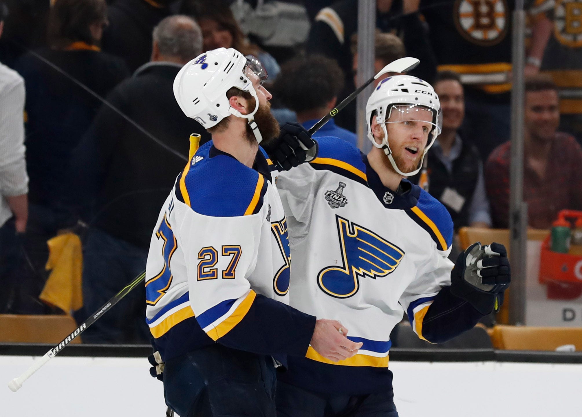 Stanley Cup Final: Carl Gunnarsson lifts Blues past Bruins in overtime of Game 2