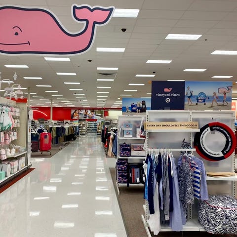 Many items in Target's Vineyard Vines...