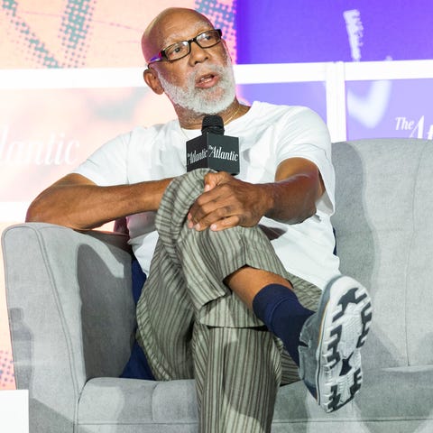 Olympian John Carlos discussed his protest at the...