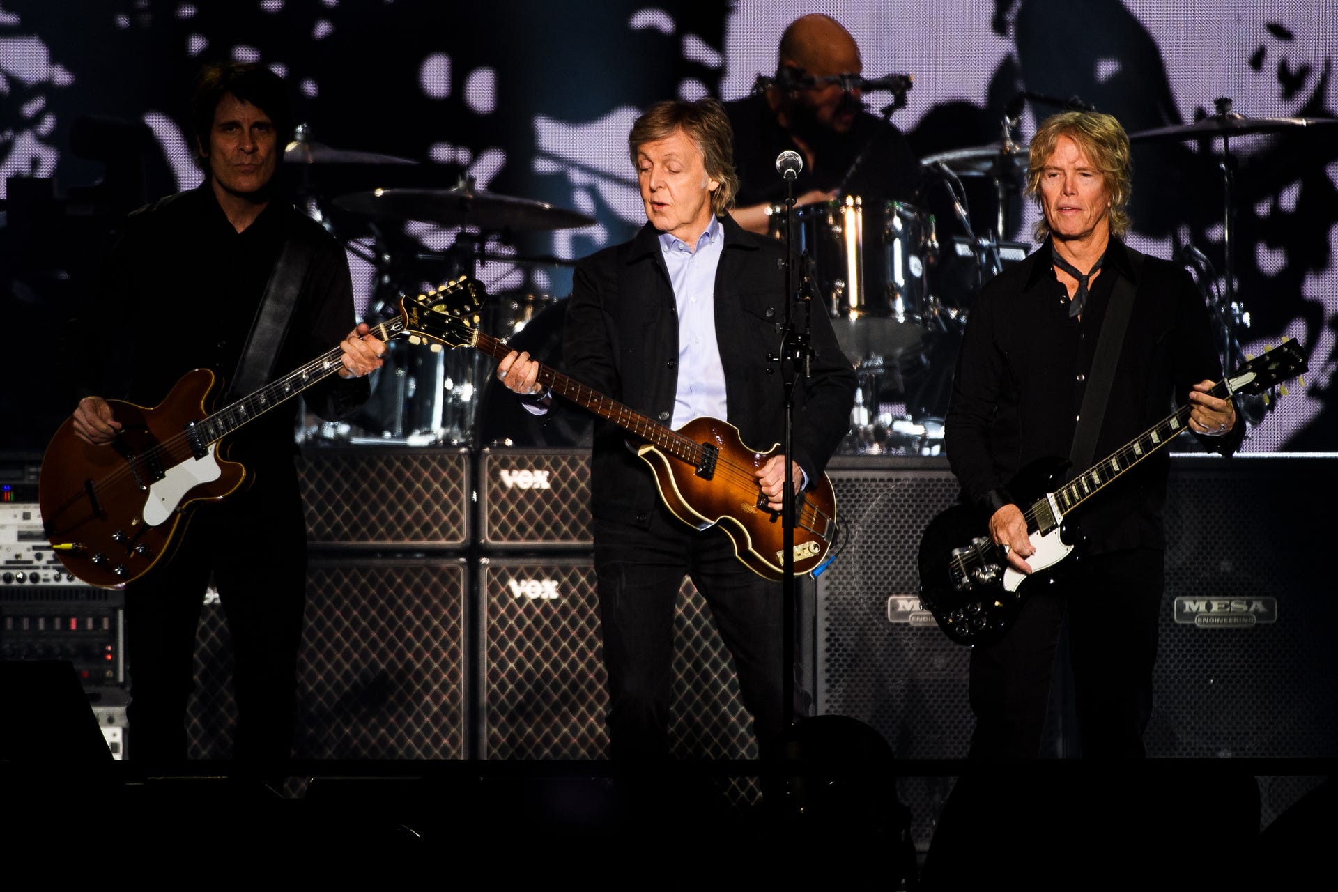 Paul McCartney performs in Greenville on his Freshen Up tour at the Bon Secours Wellness Arena Thursday, May 30, 2019.