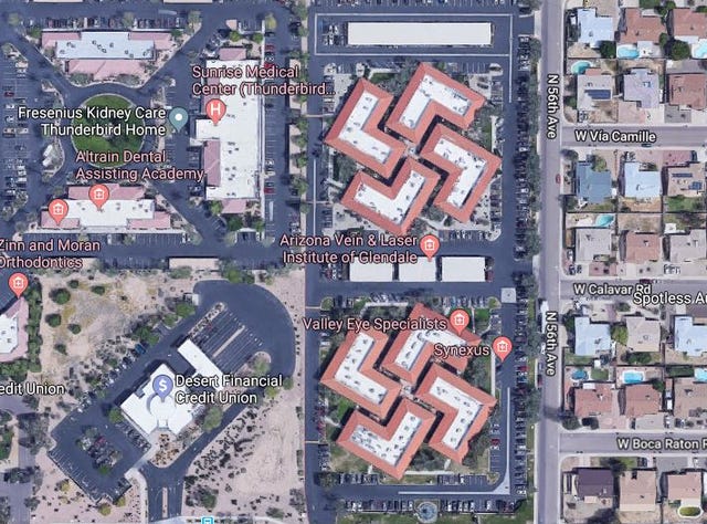 These Arizona Medical Offices Resemble Swastikas From Above