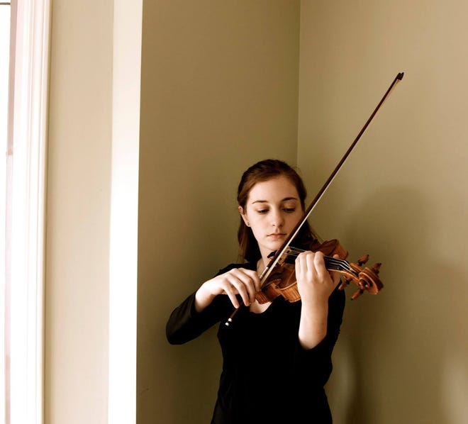 Violinist Emily Acri performs with the Bainbridge Symphony Orchestra May 8 and 9.