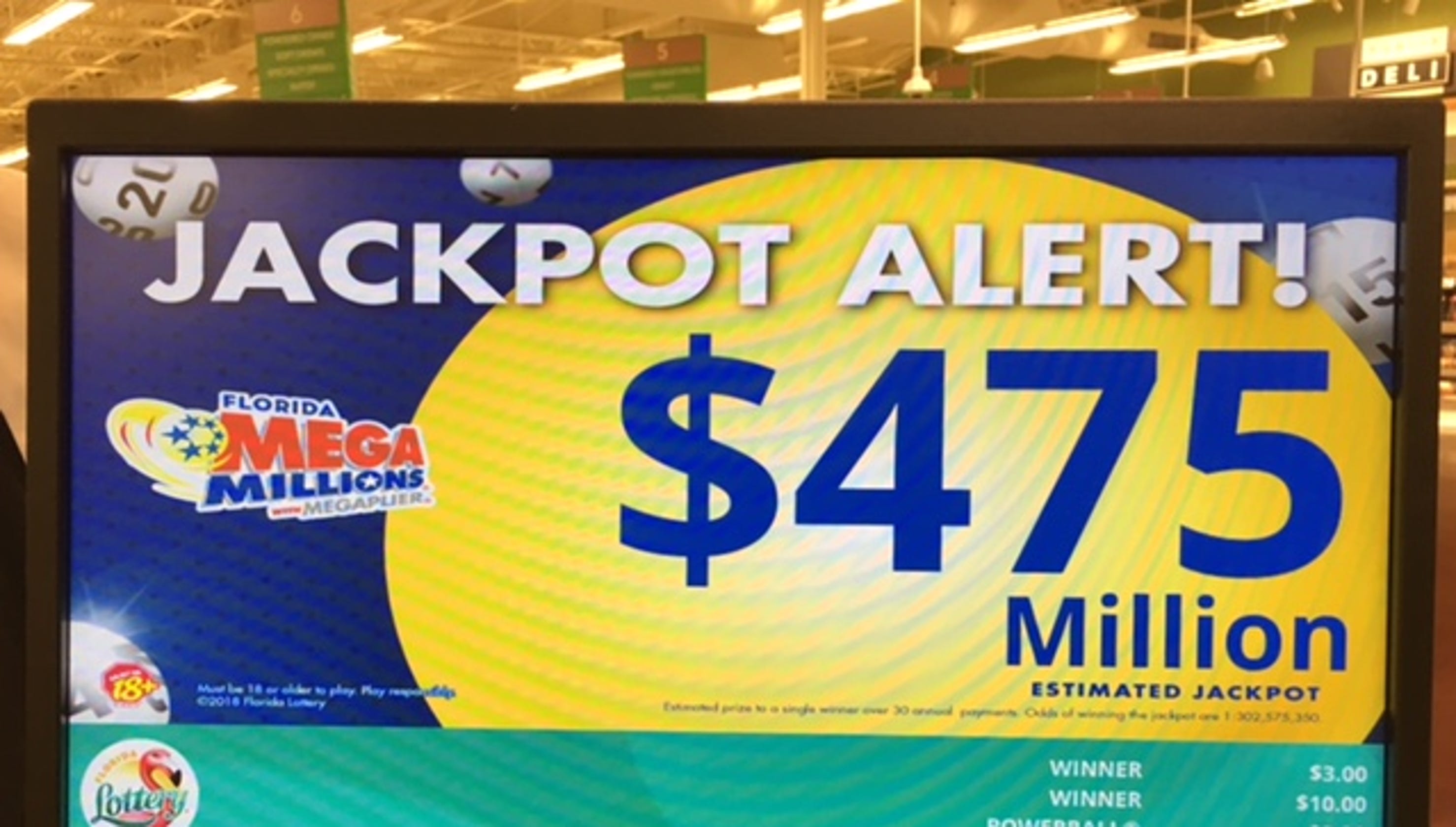 Did you win? Mega Millions numbers drawn for nearly half a billion dollars