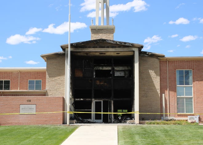 The Church of Jesus Christ of Latter-day Saints has relocated services after fire damaged the West Apache Street chapel on June 1.