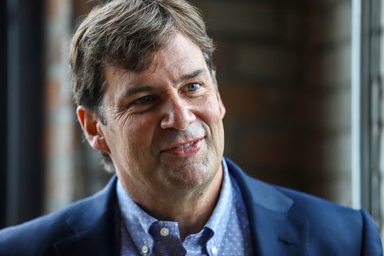 Jim Farley, then-President of New Businesses, Technology & Strategy at Ford Motor Company, was photographed at The Factory at Corktown in Detroit in 2019. He is now chief operating officer.