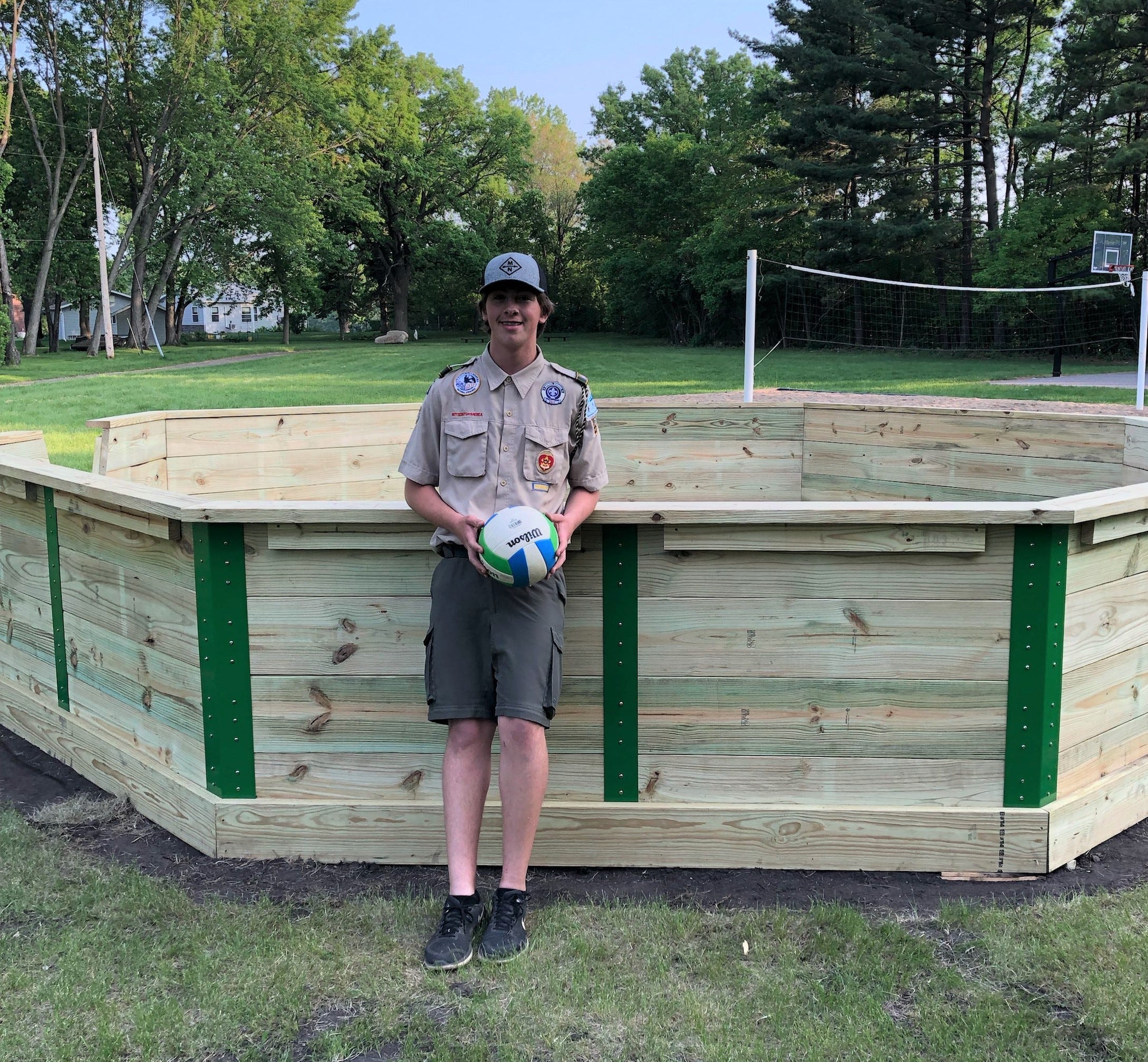 Eagle Scout Project brings Gaga Ball Pit to Sauk Rapids park