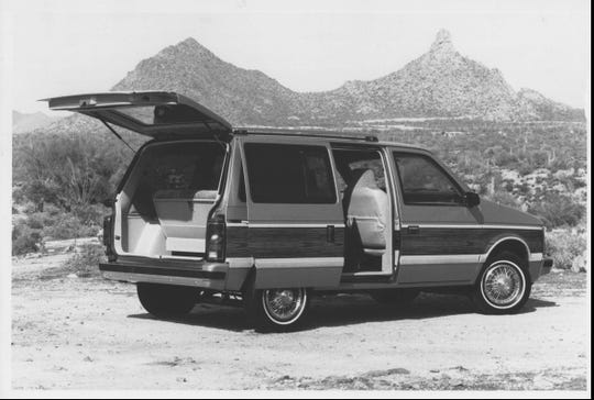 The 1984 Plymouth Voyager.